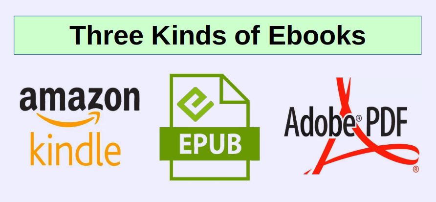 3 ebook formats